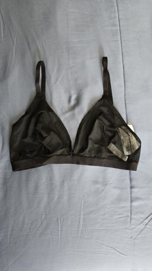 Black mesh bra large - Image 4